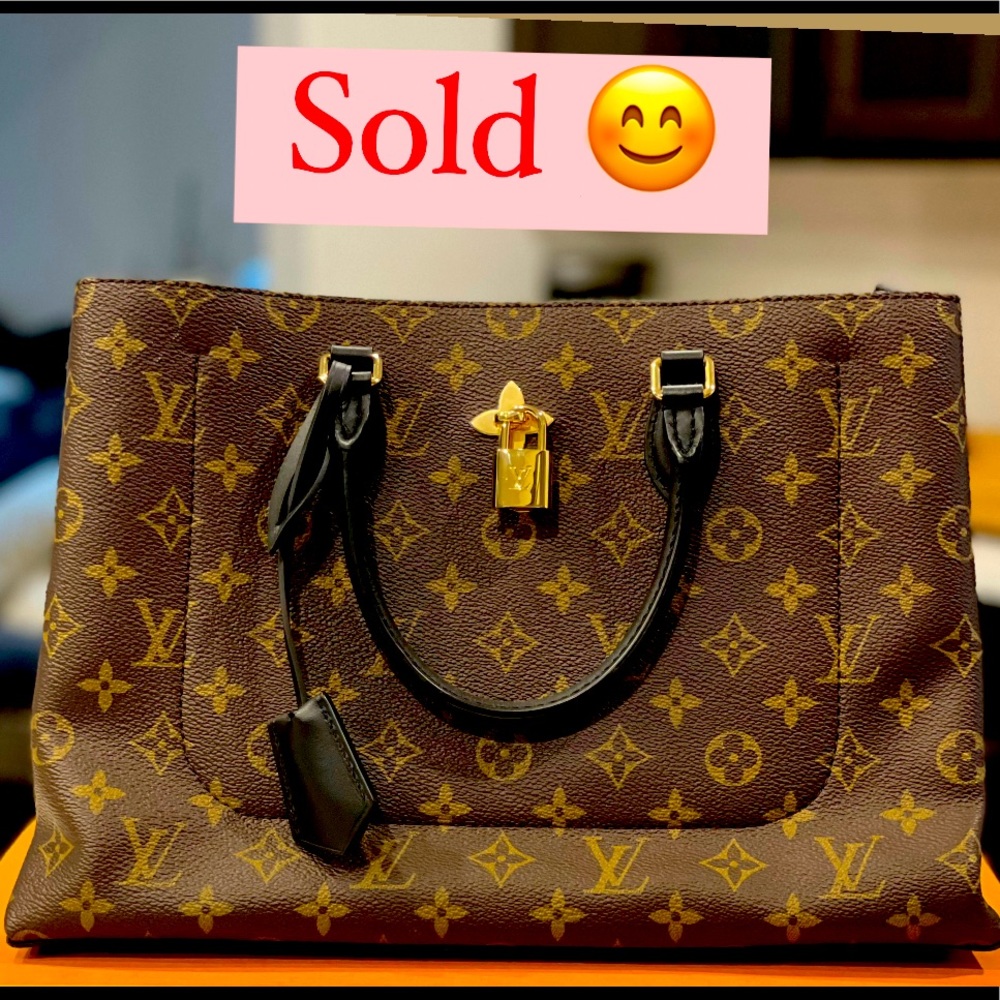 NEW Louis Vuitton Flower Zipped Tote MM in Brown